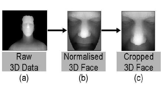 Feature distribution modelling techniques for 3D face verification