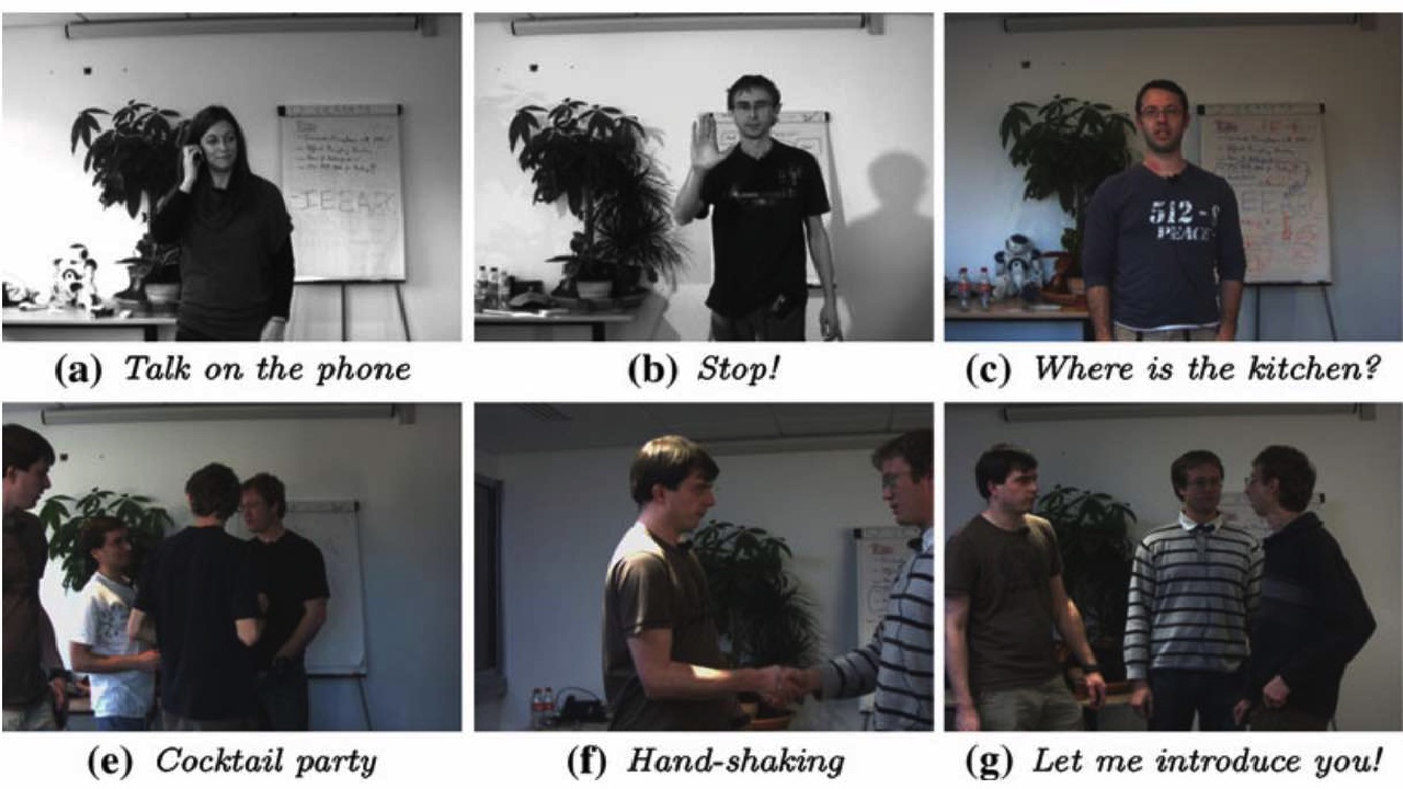 RAVEL: An annotated corpus for training robots with audiovisual abilities